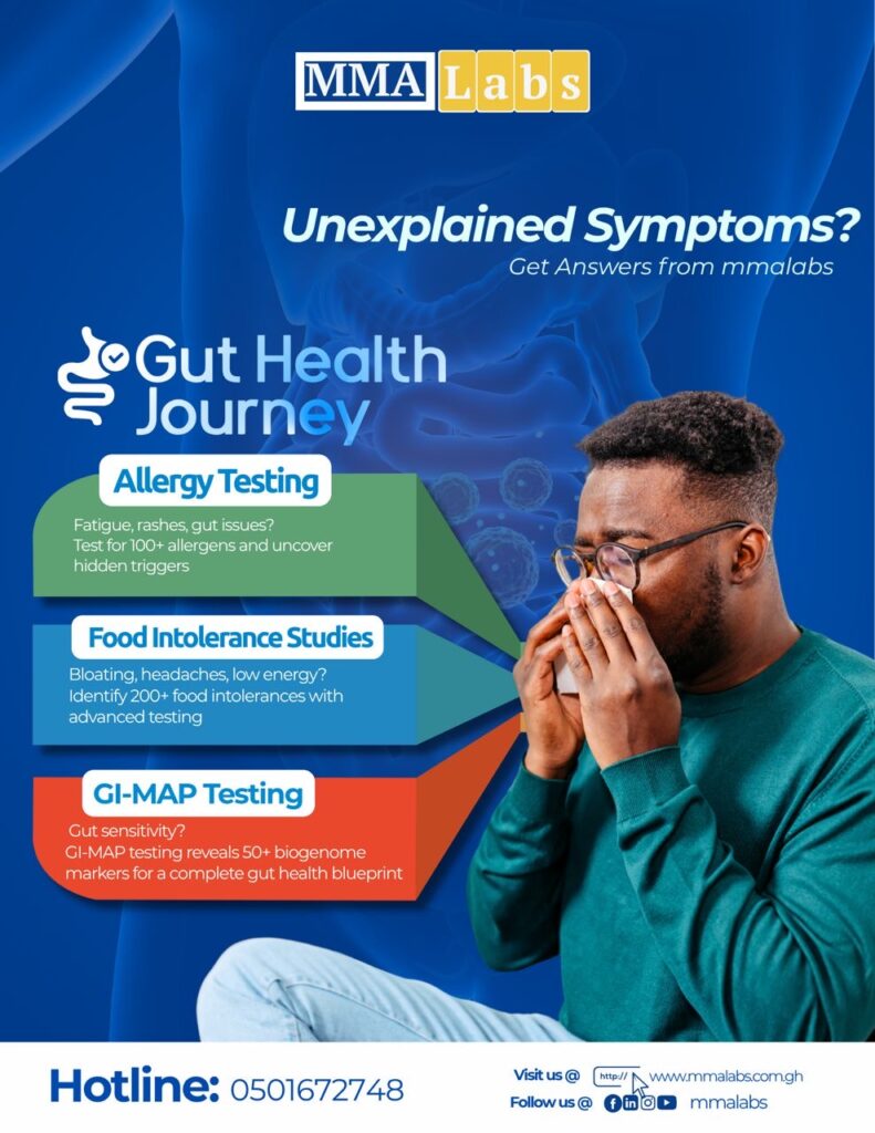 MMALABS introduce Ghana’s first #GutHealthJourney testing services.